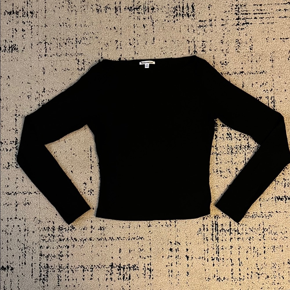 Black Long Sleeve Top